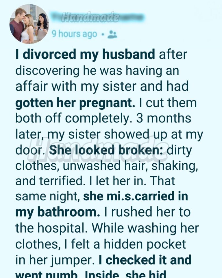 My Husband Betrayed Me With My Sister—Three Months Later, She Came Back Broken