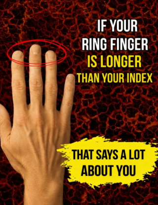 Look at your ring finger — and you’ll understand everything about yourself.